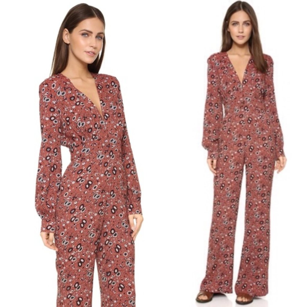 FREE PEOPLE "SOME LIKE IT HOT" PRINTED JUMPSUIT 2